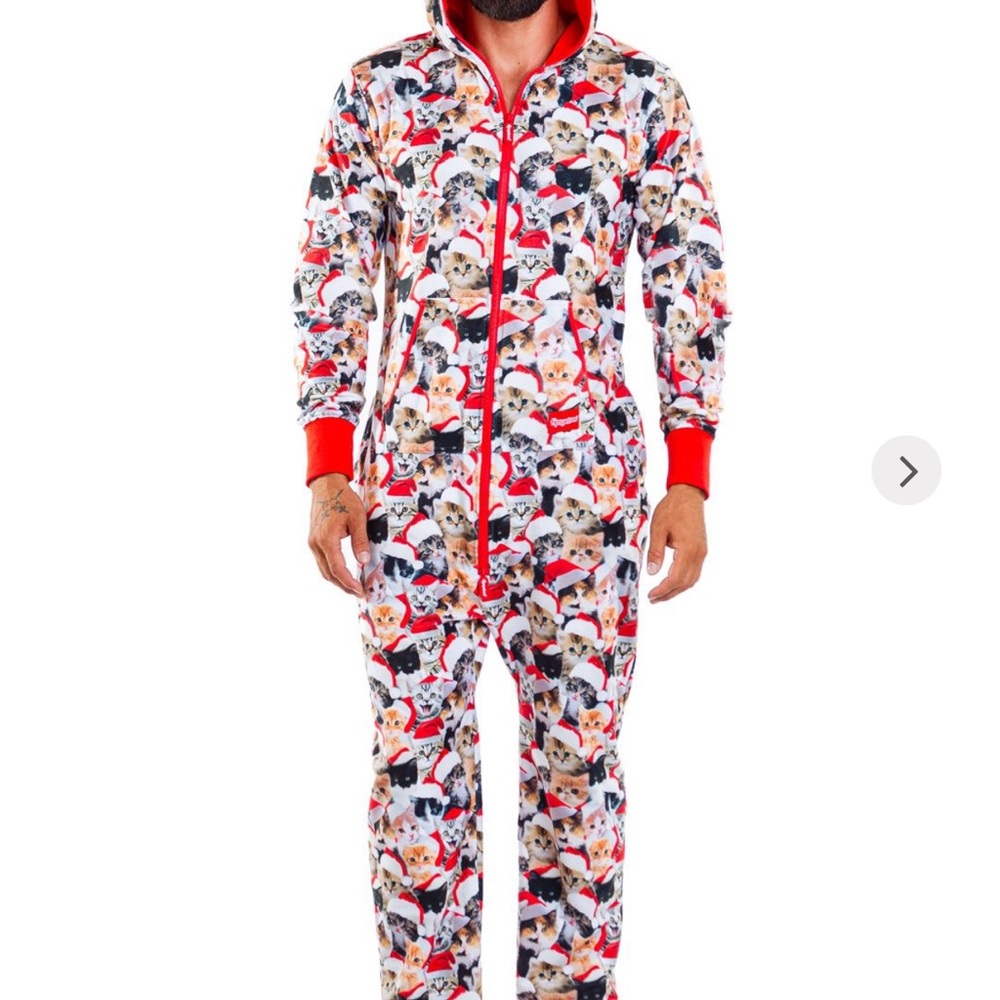 Tipsy Elves Meowy Catmus Jumpsuit